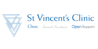 St Vincent's Clinic logo, healthcare, medical, professional services.